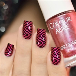 123 Million Dollar Red, Stamping Neglelak, Colour Alike (u)